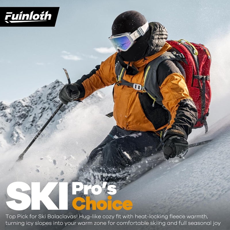 Fuinloth Ski Mask Balaclava Pro, Cold Weather Windproof Thermal Shiesty Motorcycle for Men/Women - Image 3